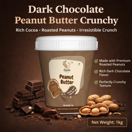 DARK CHOCOLATE CRUNCHY PEANUT BUTTER  1kg