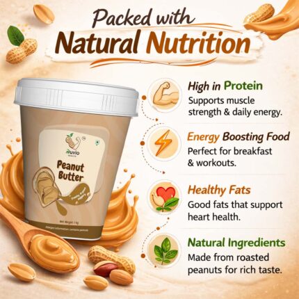 ORGANIC JAGGERY CRUNCHY PEANUT BUTTER  1.KG